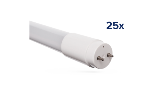 LED-Röhren, T8, 8,5W, G13, 900lm, 270°, 60cm, 4000K, neutralweiß, 25er-Pack 