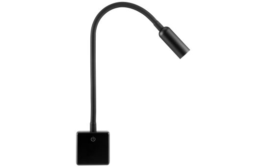 LED-Steckdosenleuchte EINLICHT "Punkt" 4W, 260lm, step-dimmbar, warmweiß, schwarz 