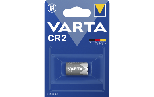 Lithium-Photobatterie VARTA CR 2, 3V, 1er-Blister 