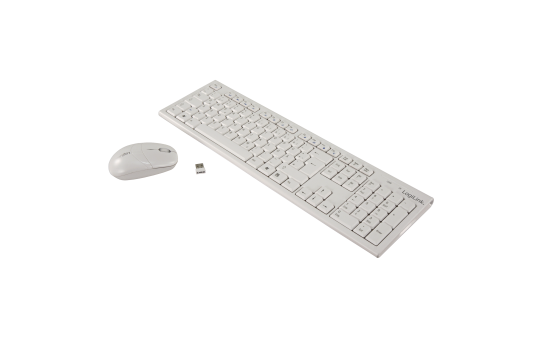 PC-Desktop-Set LogiLink, USB Maus und Tastatur mit Autolink-Funktion, weiß 