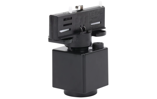 Schutzkontakt-Steckdose "SPS2" für 3-Phasen-Schienensystem, schwarz 