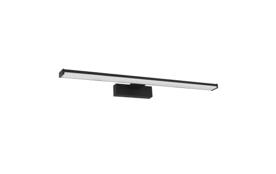 Spiegelleuchte EGLO "Galenzana-E", LED, 11W, 1350lm, 4000K, schwarz/weiß 