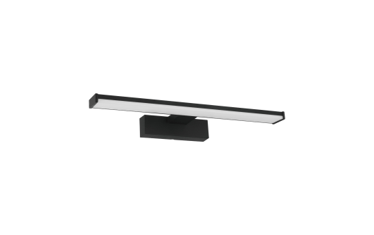 Spiegelleuchte EGLO "Galenzana-E", LED, 7,4W, 900lm, 4000K, schwarz/weiß, 40x4cm 