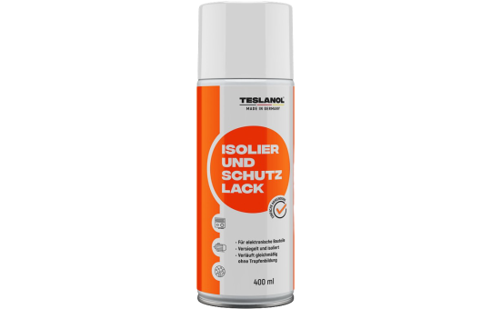 TESLANOL Isolier- und Schutzlackspray, 400ml-Dose 