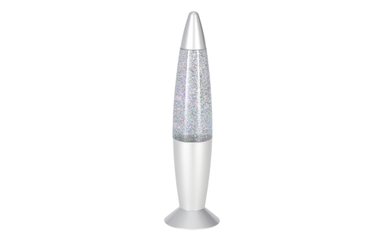 Tischleuchte EGLO "Glitter", LED, Kunststoff/Flüssigkeit, silber/transparent 