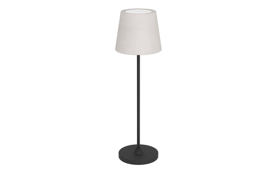 Tischleuchte EGLO "Leonero", LED, 3,8W, 300lm, 2400K/3000K/4000K, schwarz/beige 