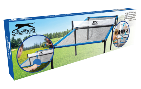 Tischtennis Spyder-Air-Set, 240x120x63,5 cm, 2 Schläger, 2 Bälle 