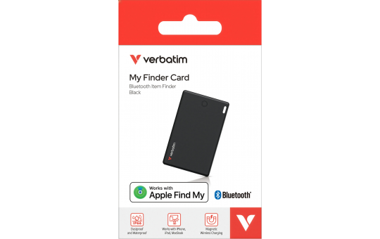 Tracker My Finder Card Verbatim, MYFCR-01B, schwarz 