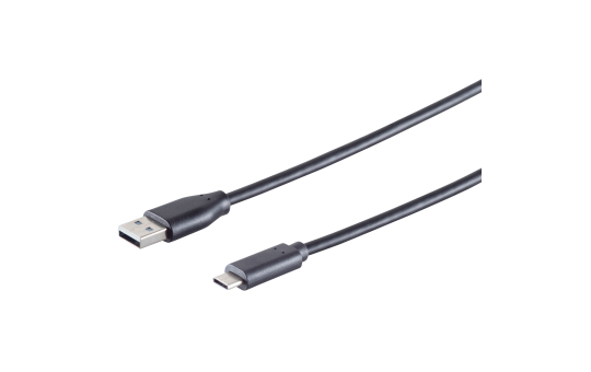 USB Kabel, 3.1 C-Stecker - 2.0 A-Stecker, 1,8m 