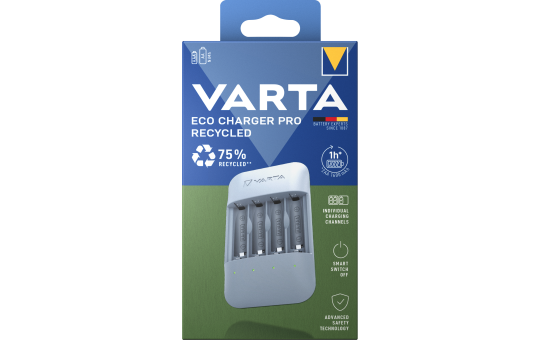 Universal Batterie-Ladegerät VARTA, Eco Charger Pro, für AA/AAA 