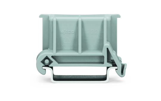 Universalwinkeladapter WAGO, 18,5x42mm, Montage auf Tragschiene, grau 
