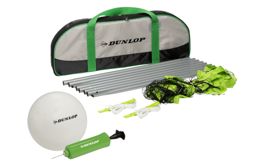 Dunlop Volleyballset mit Ball, Ballpumpe, Netz und Tasche 