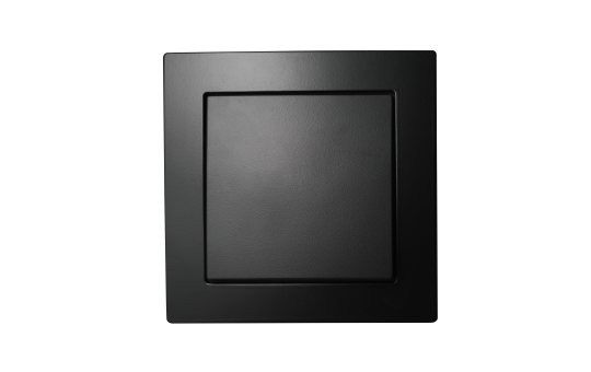 Wechselschalter McPower "Flair", IP44, 250V~/10A, matt schwarz, Steckanschluss 