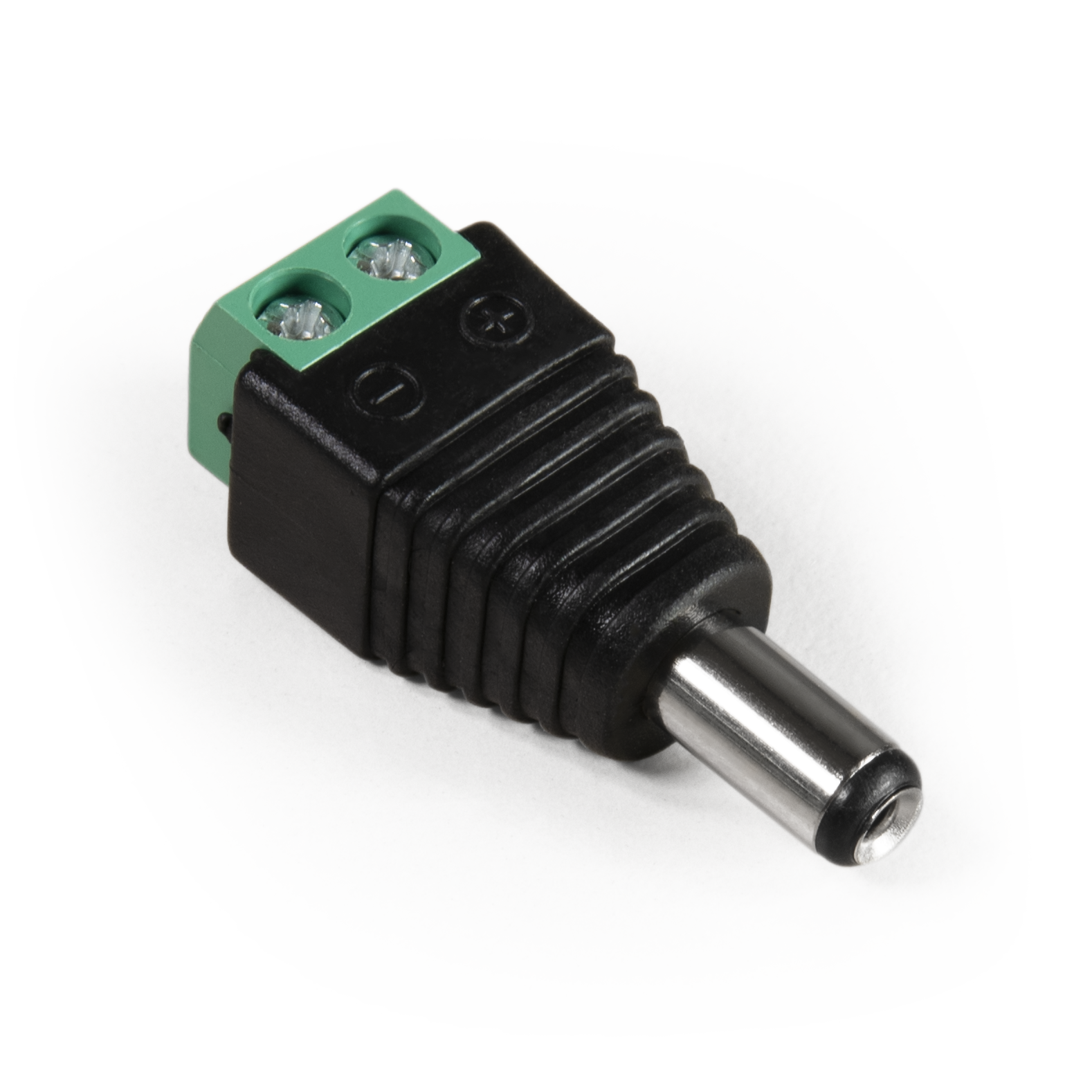 Adapter McPower, DC-Stecker 5,5x2,1mm und Lüsterklemme 