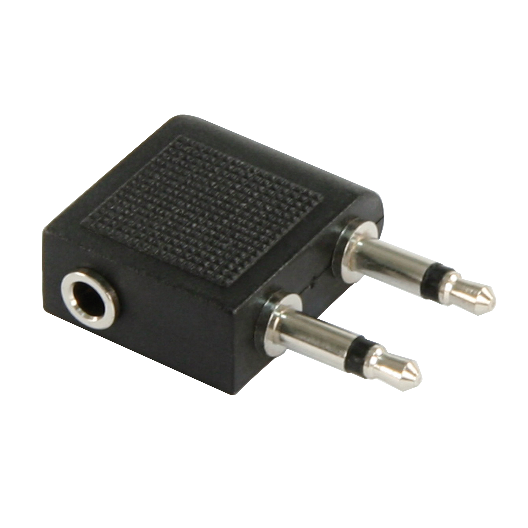 Audio-Adapter HOLLYWOOD, 1x 3,5 mm Stereo (Buchse) -> 2x 3,5 mm Mono (Stecker), Klinke 