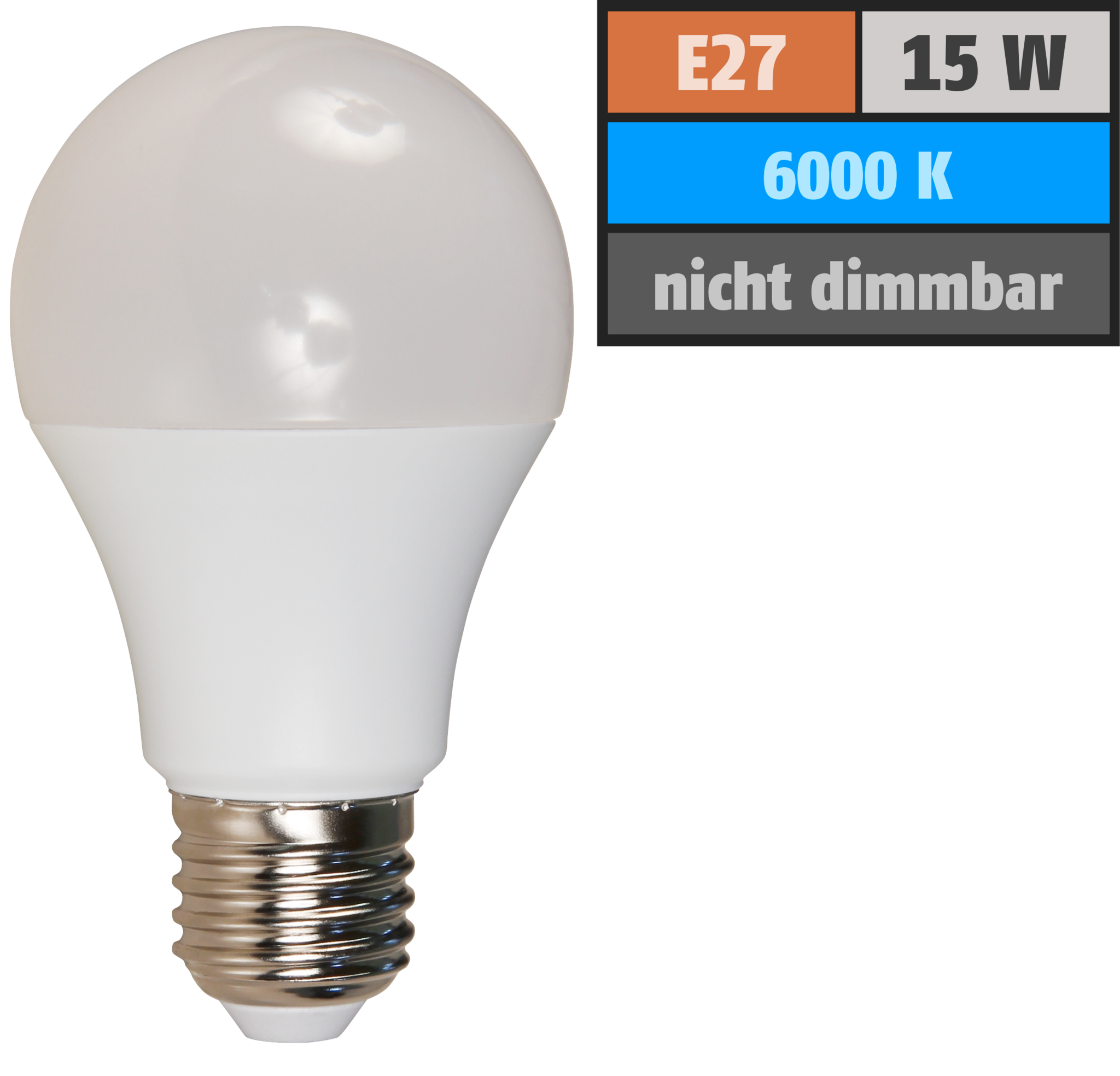 LED Filament Glühlampe McShine Filed 3000K E27 2,3W 485lm 230V warmwei
