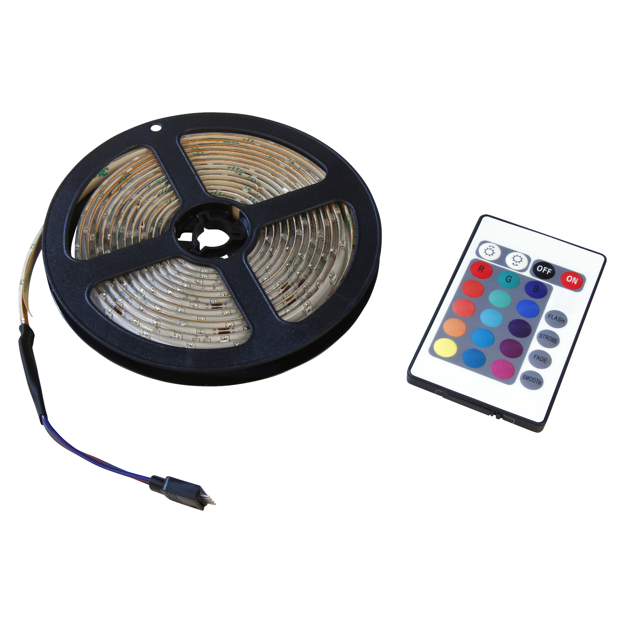 LED-Stripe GRUNDIG, RGB-Komplettset, 180 SMD LEDs, 3m