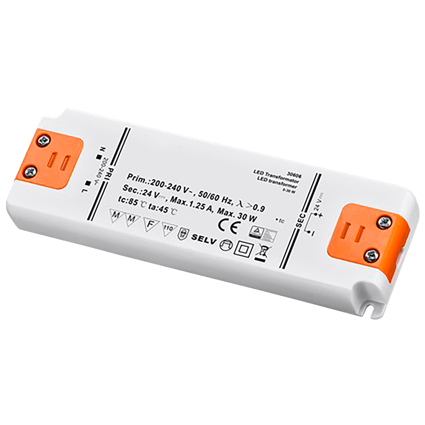 Elektronischer Sicherheitstransformator für 24V DC LED