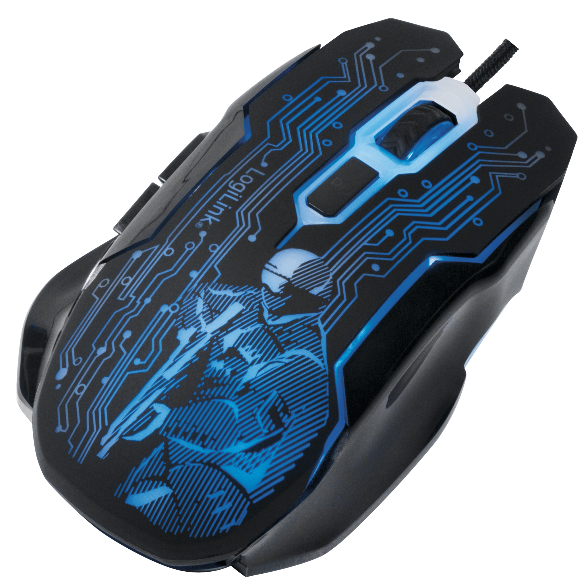 Maus, Gaming Mouse, USB 6-Button, 2400dpi 