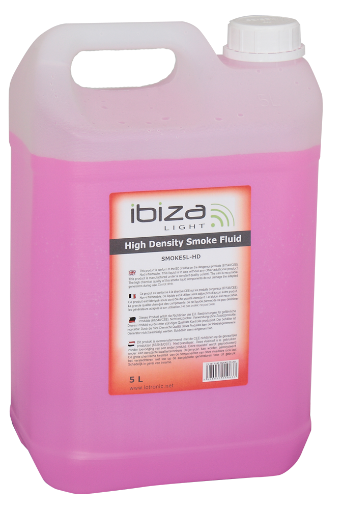 Nebelfluid IBIZA "SMOKE5L-HD" Wasserbasis, 5 Liter, extra dicht, ohne Rückstände 