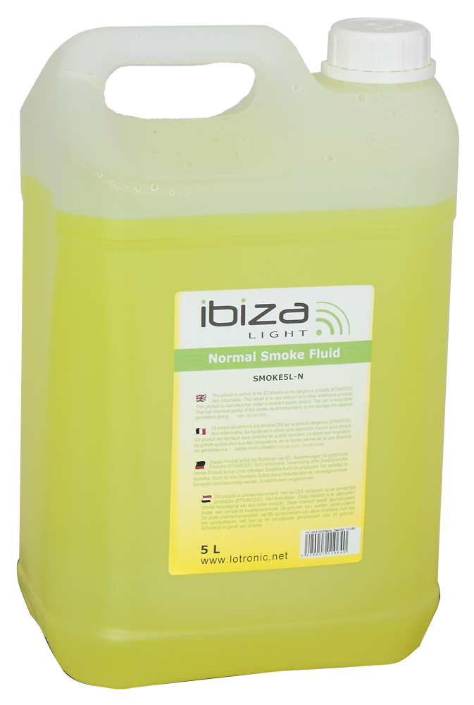 Nebelfluid IBIZA "SMOKE5L-N" Wasserbasis, 5 Liter, extra dicht, ohne Rückstände 