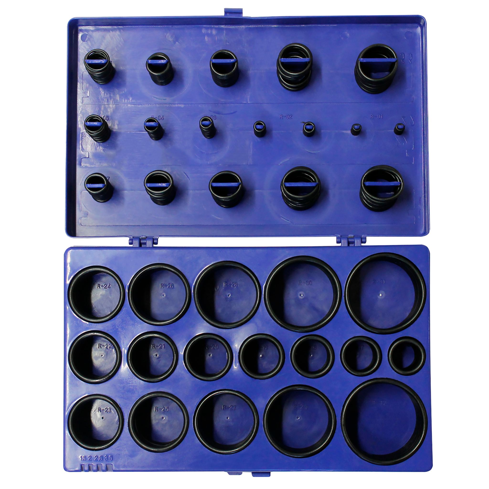 O-Ring Sortiment, Ø 3 - 50 mm, Säure-, Benzin- und Ölbeständig