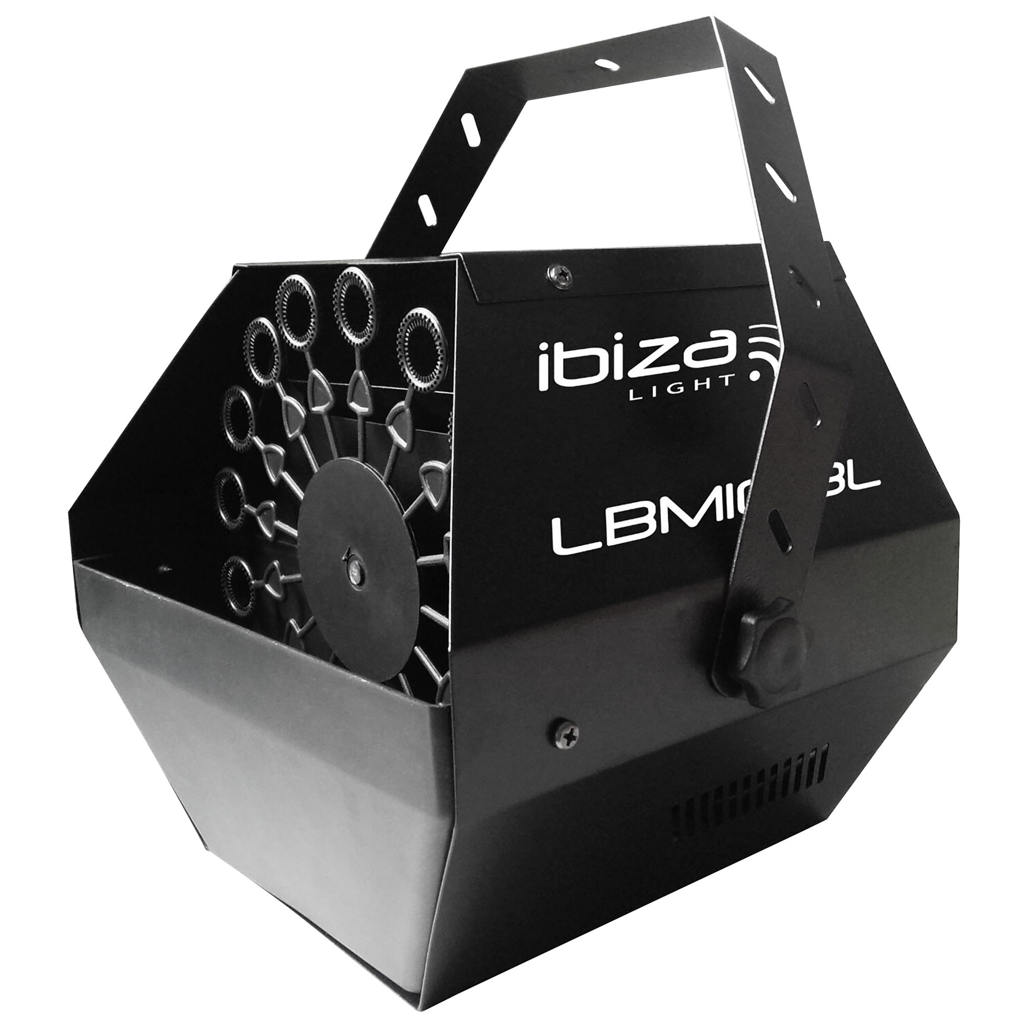 Seifenblasenmaschine IBIZA "LBM10-BL" 25W, mit Hängebügel 