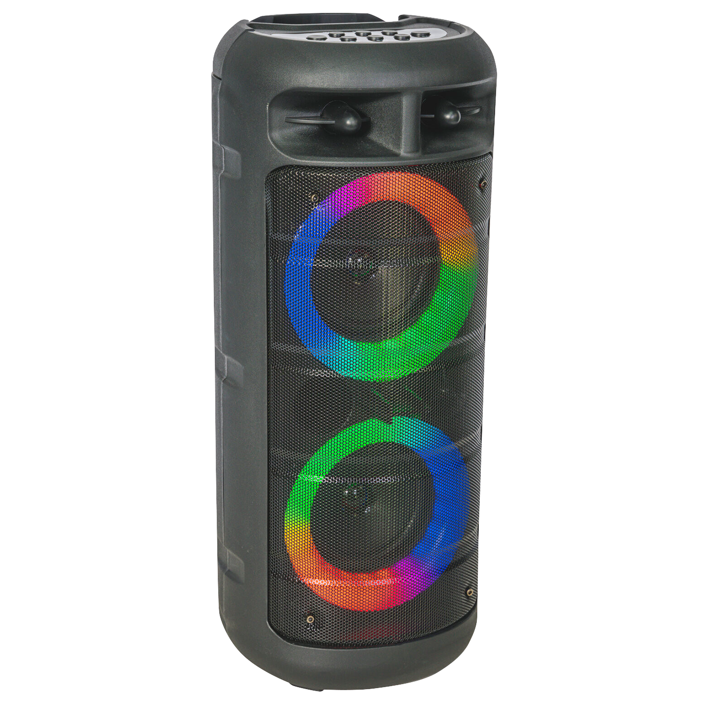Soundbox "ALFA2600" 2 x 4"/10cm, 200W, mit beleuchteten Lautsprechern