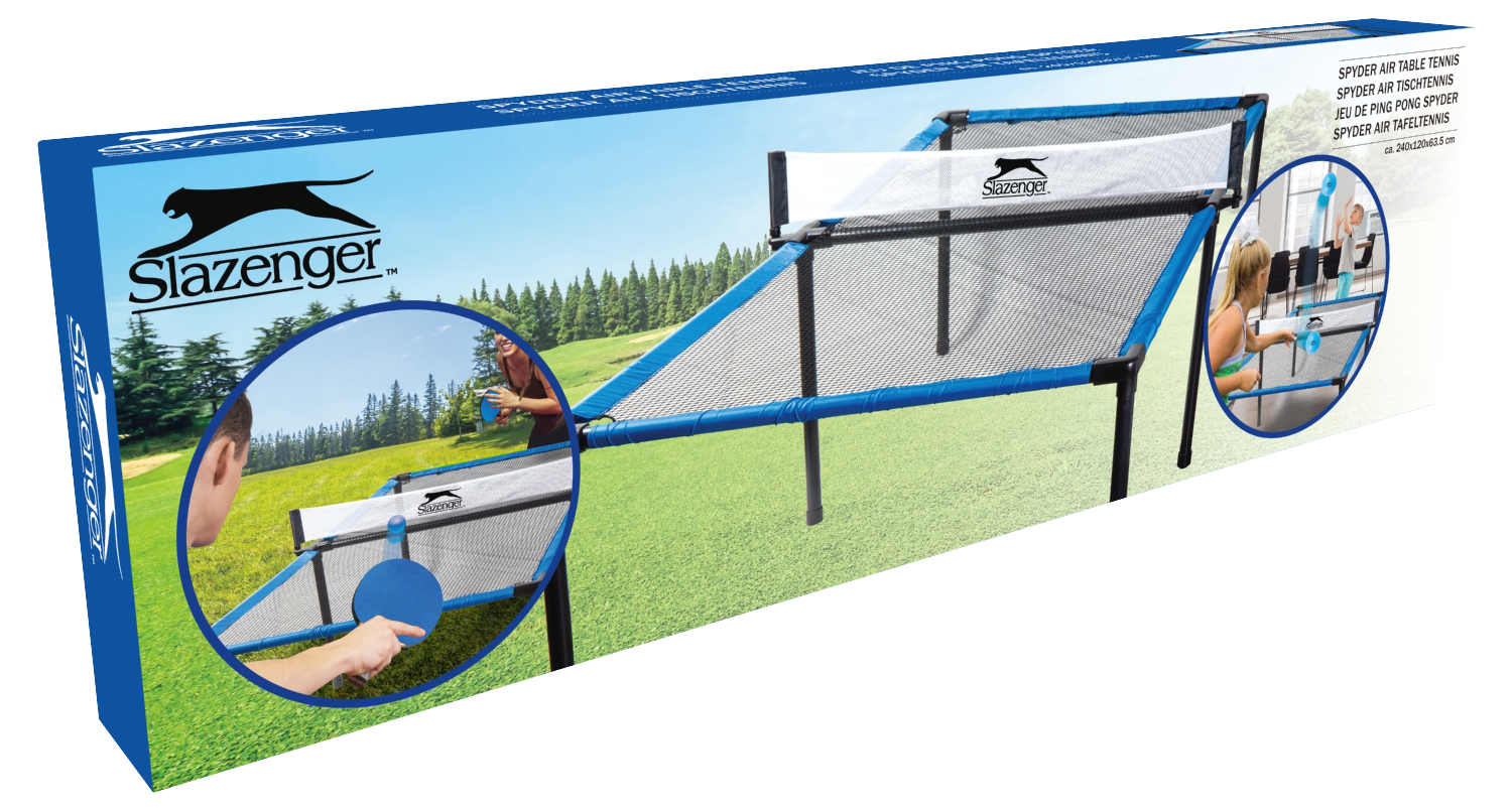 Tischtennis Spyder-Air-Set, 240x120x63,5 cm, 2 Schläger, 2 Bälle 