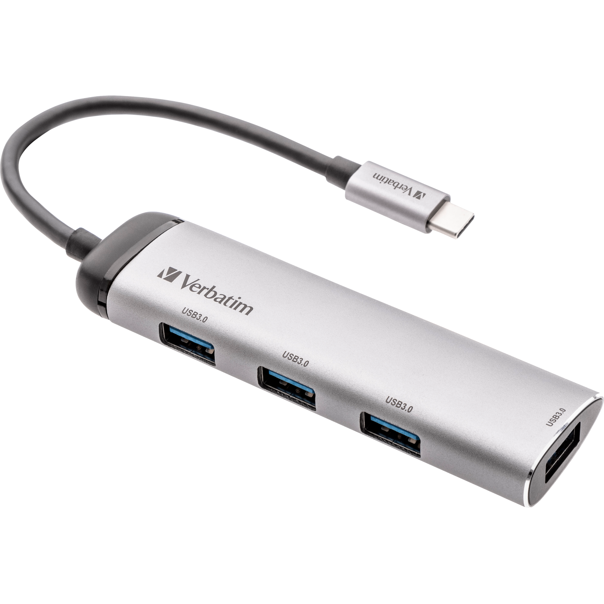 USB-C Multiport-Hub von Verbatim, USB 3.2, 15cm Kabel 